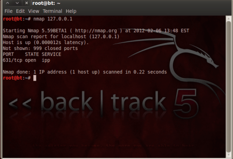 nmap backtrack1 Utilisation de Nmap, le scanneur de réseau