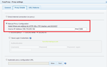 configuration-foxyproxy
