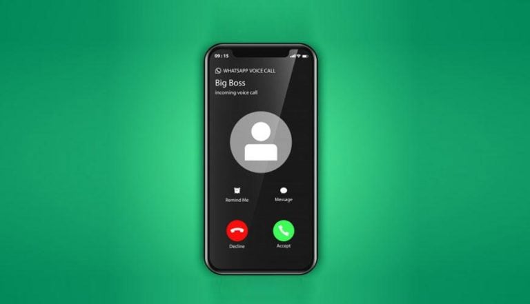 appel entrant whatsapp