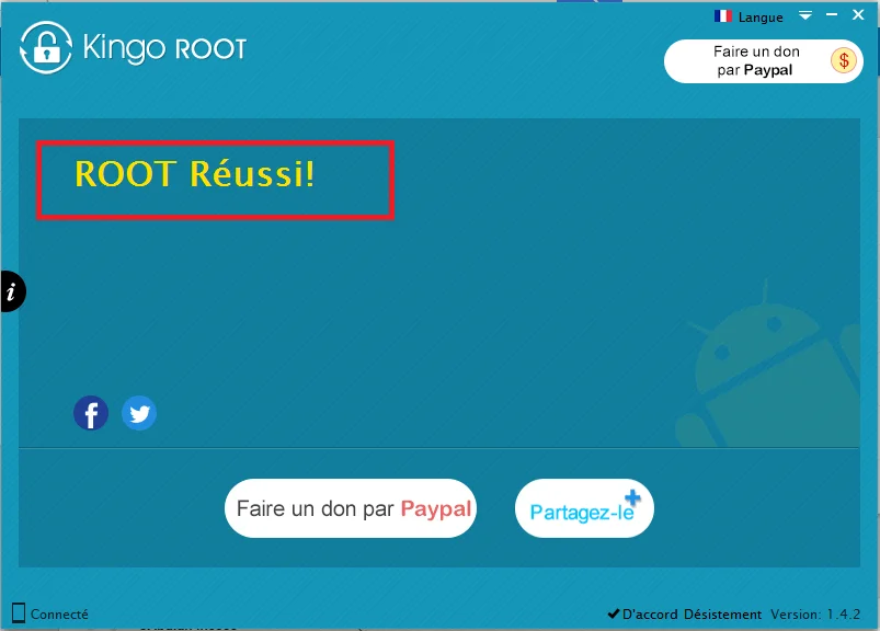 Root reussi