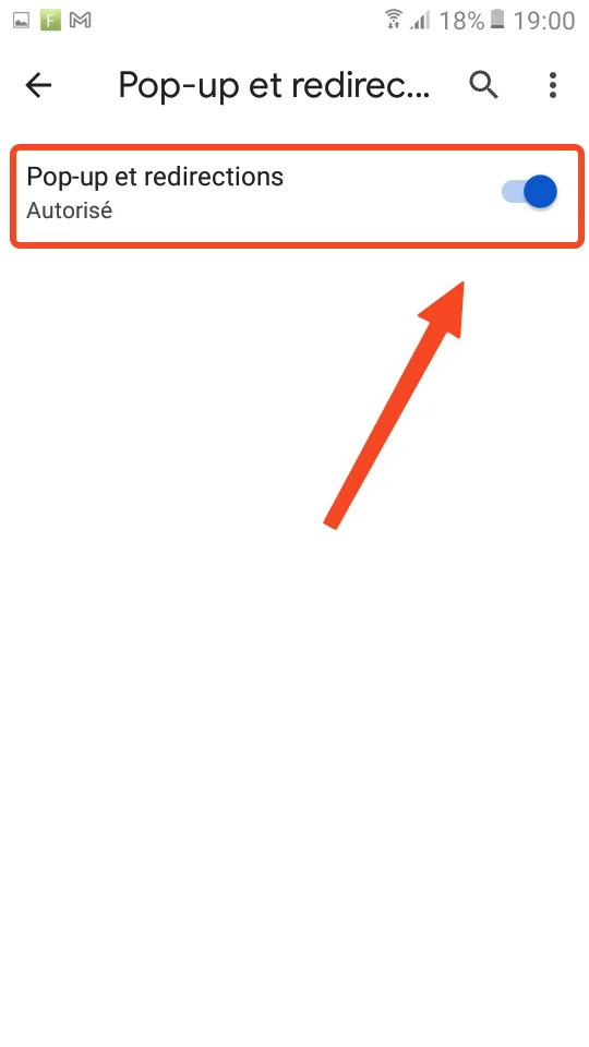 Bloquer pub chrome android