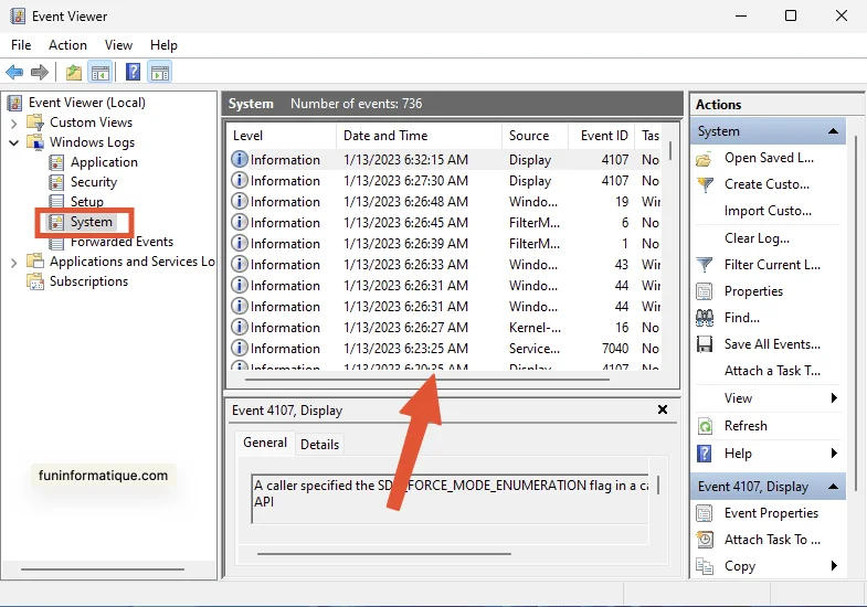 Event viewer windows 11