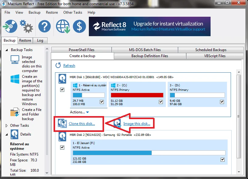 Clone this disk