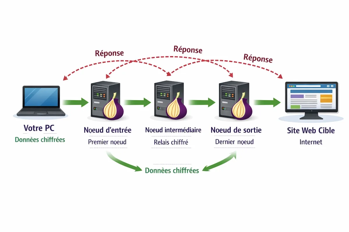 Schema connesion tor