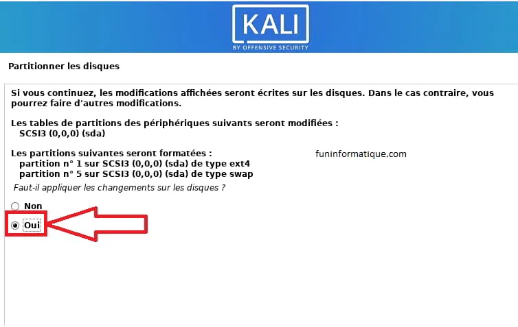 Instalation kali linux 4