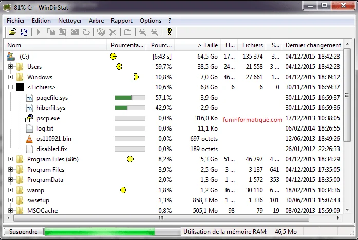 Interface windirstat