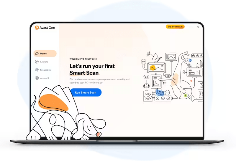 Interface Avast One