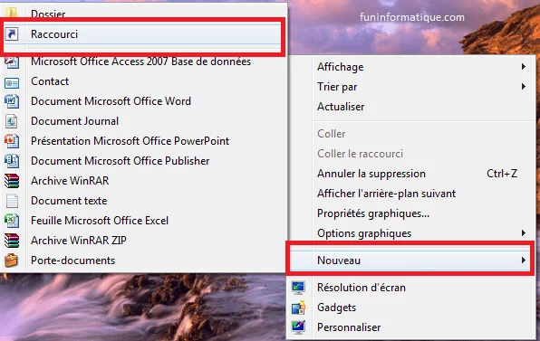 comment-creer-raccourci