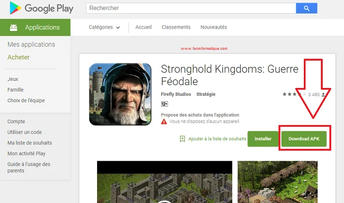 Telecharger apk android
