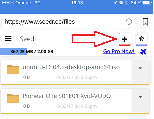 Seedr iPhone
