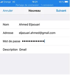 Ajouter gmail iphone