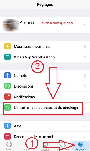 Stockage whatsapp iphone 1