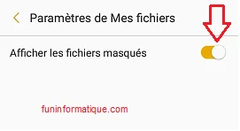 Afficher fichier masque android