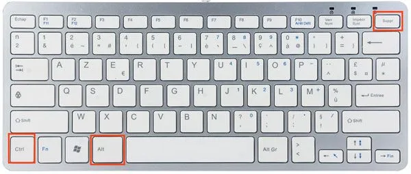 Clavier WINDOW CTRL ALT DEL 1 1
