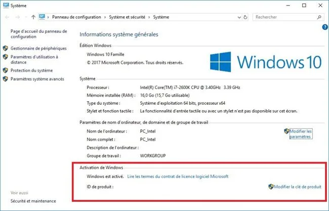 Activer windows 10 facile