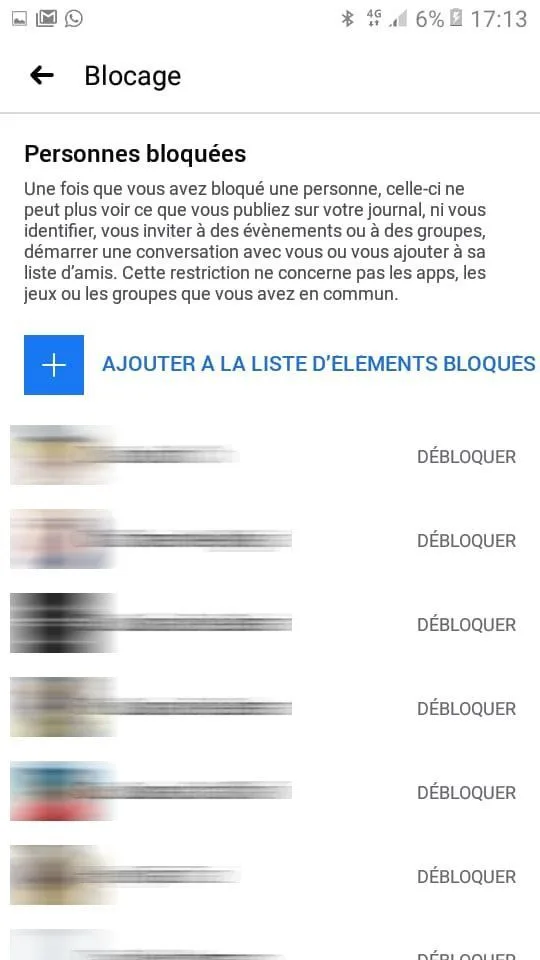 Debloquer personne android 1