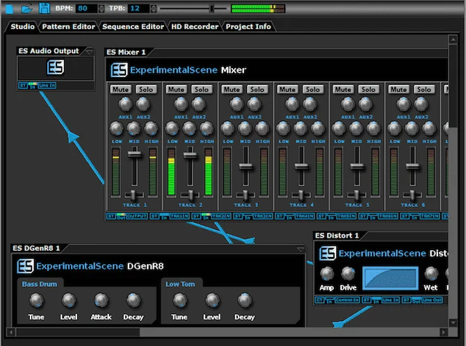 DarkWave Studio interface