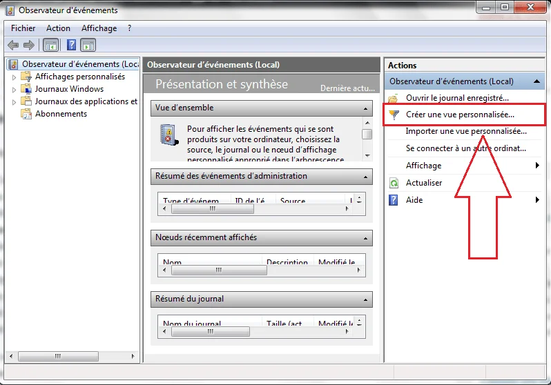 Observateur evenements