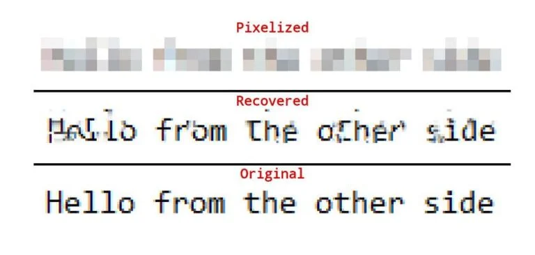 recuperer mot passe floute