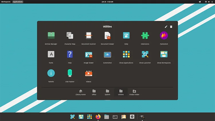 Apps Pop OS 21.10 copie