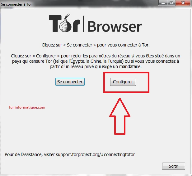 Connexion tor