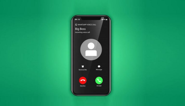 appel entrant whatsapp