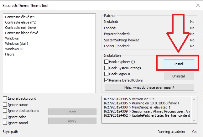 Secureux theme windows 11