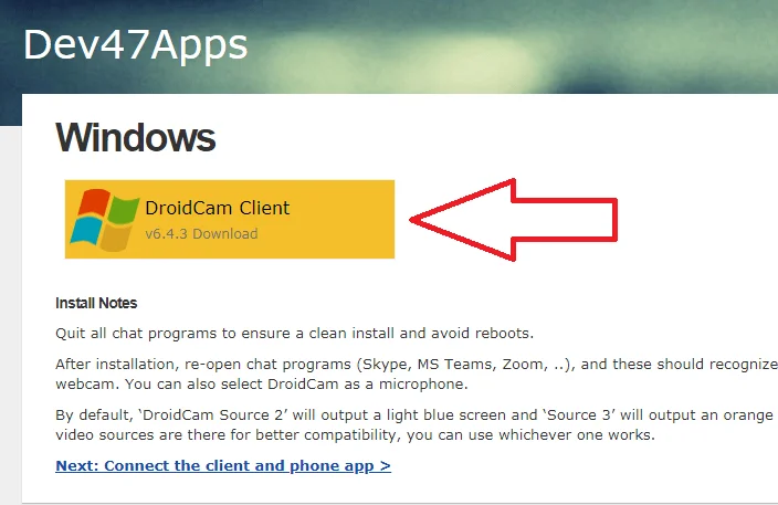 Telecharger droicam windows