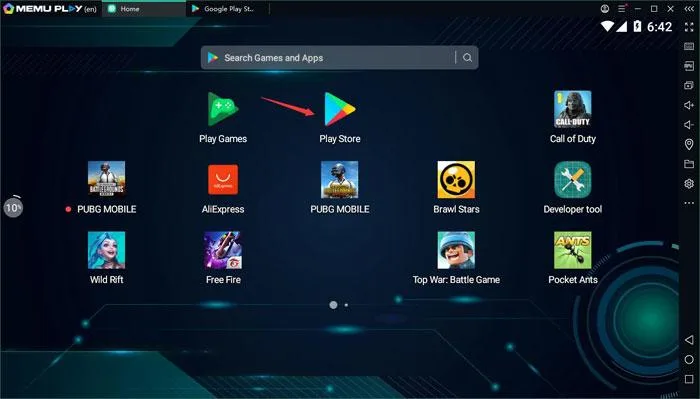 Memu emulateur android