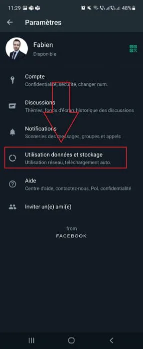 Parametre whatsapp