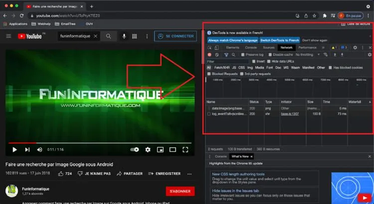 Inspecter element chrome