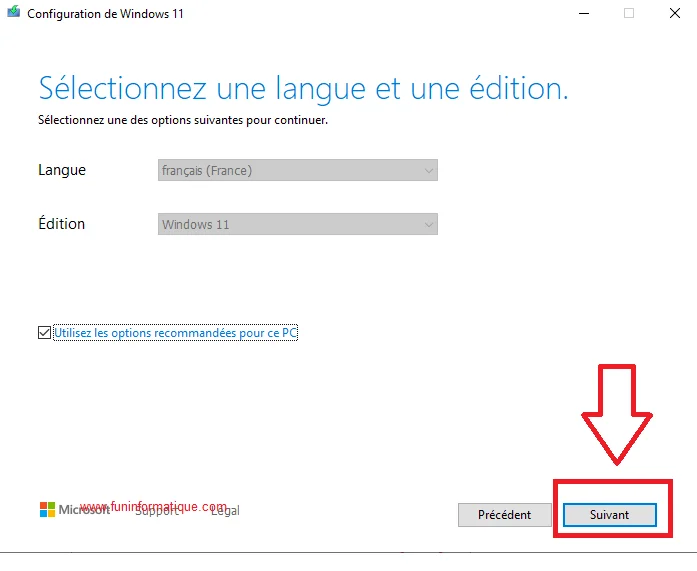 Langue windows 11