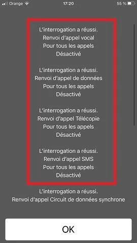 Telephone en ecoute message