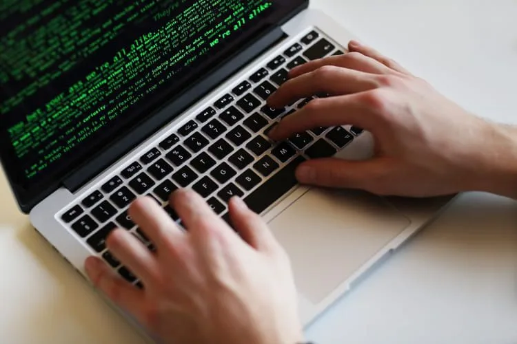 Hacker man laptop 1