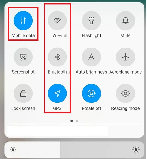 Icon notification telephone