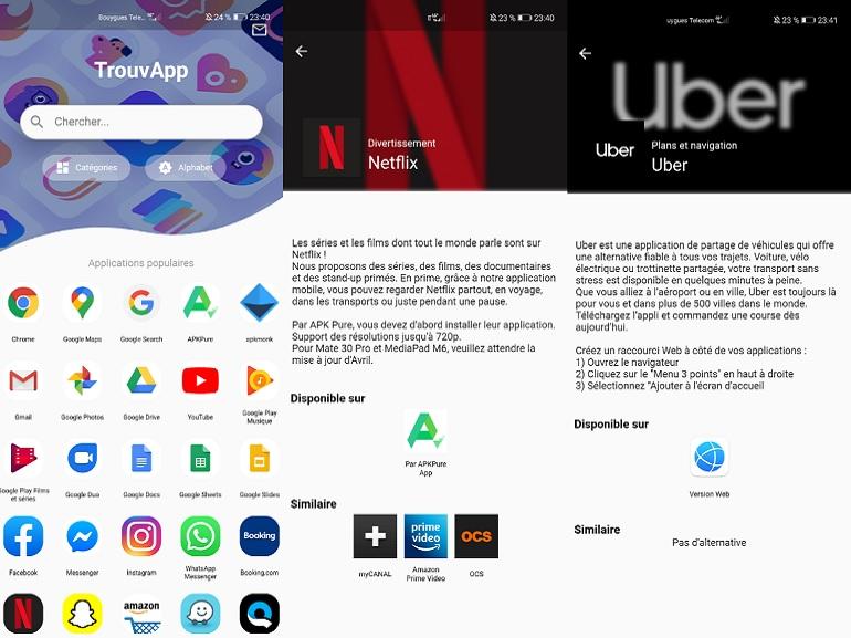 trouveapp huawei
