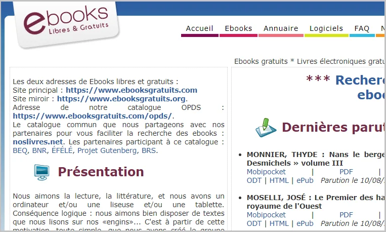 Ebook gratuits 1
