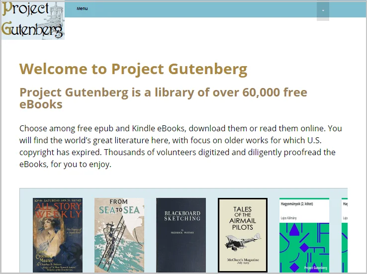 Projet gutenberg