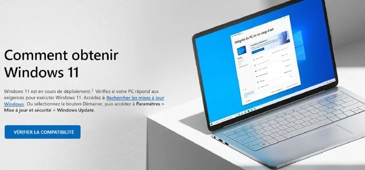 Comment obtenir windows 11