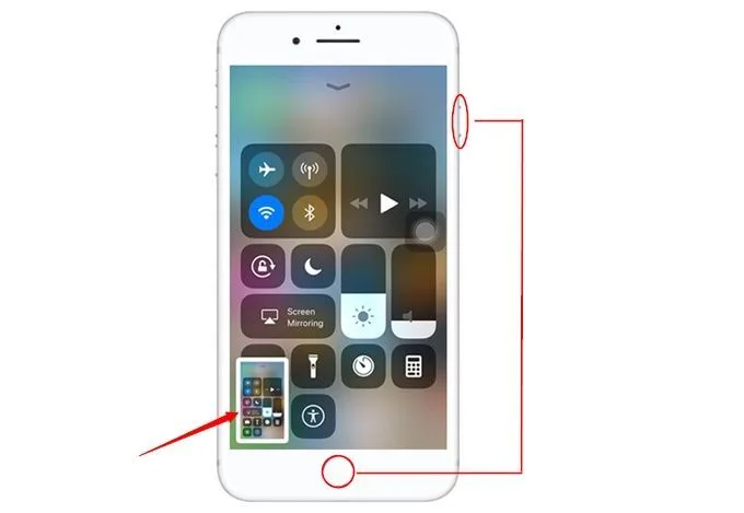 Faire capture decran iPhone