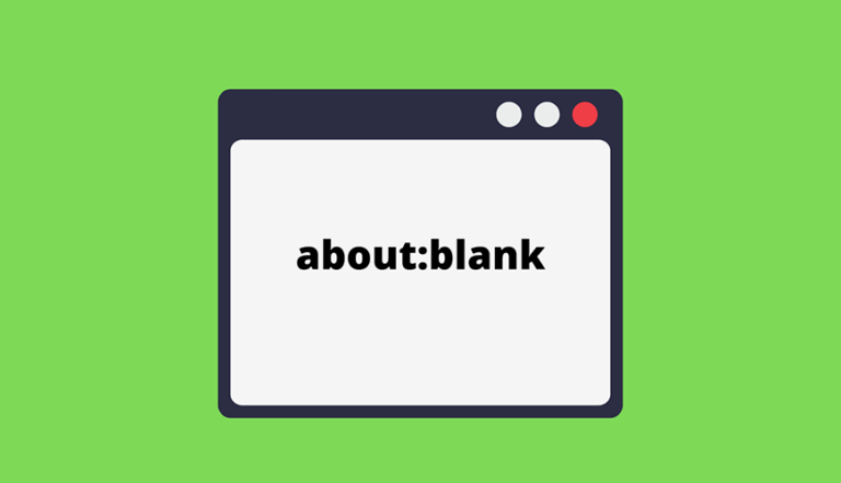about blank flat design