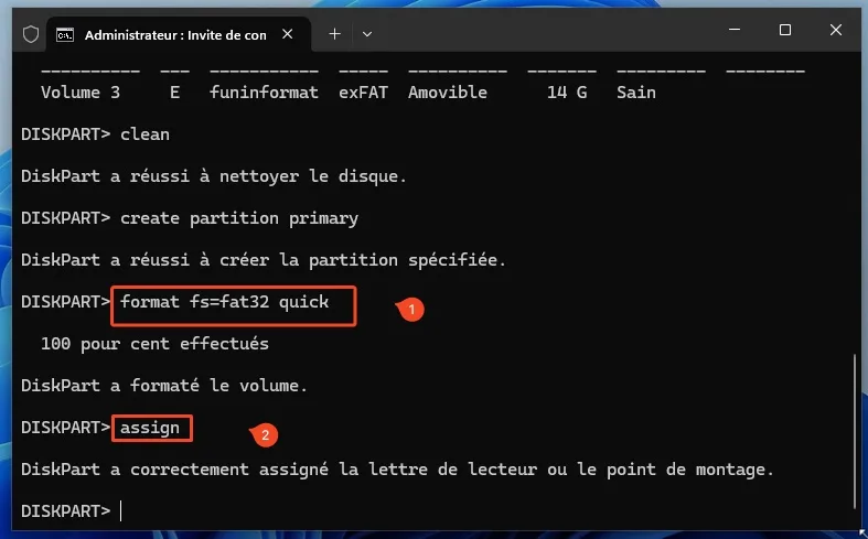 Formater cles usb reparation