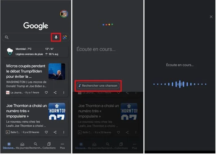 Identifier chanson fredonner google