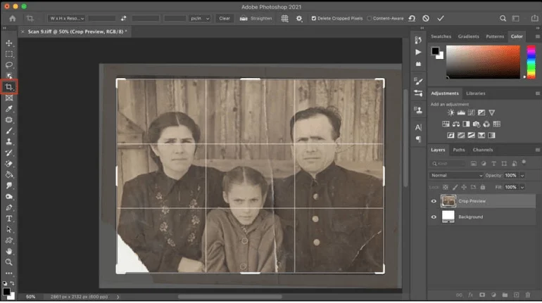 Photoshop restaurer vielles photos