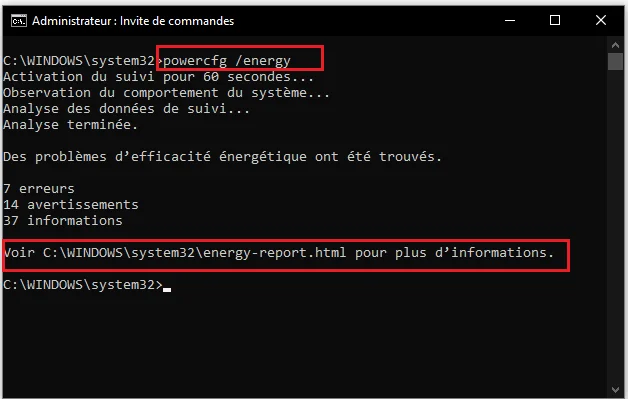 Powercfg cmd windows