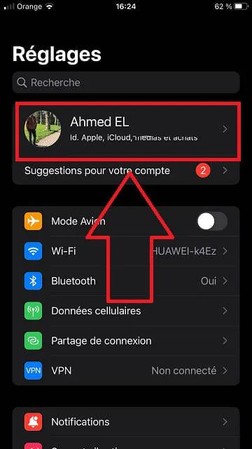 compte iphone regalges