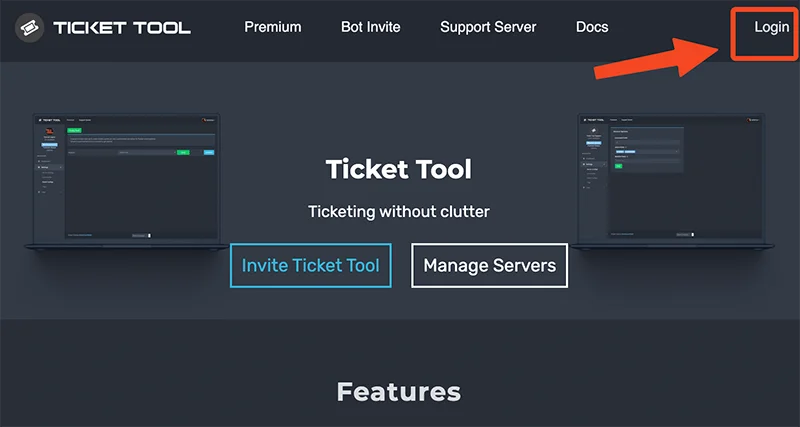 Login ticket tool