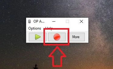 OP auto clicker enregistrement