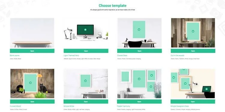 Mockup editor