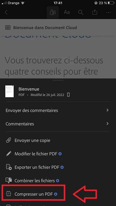 Compresser pdf iphone